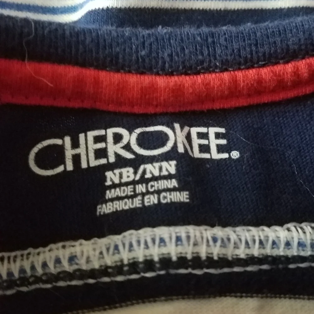 Cherokee Long Sleeve Onesie Bodysuit NB